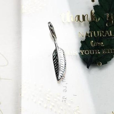 Silver & Zirconia Bird & Feather Charm 'FREEDOM' Bracelet